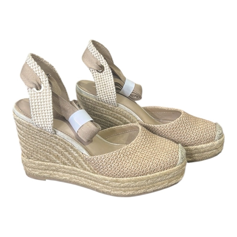 The Drop Women's Zuki Wedge Espadrille Sandals Tan Size 8 - Picture 8 of 14